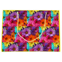 Bolsa de Regalo de Flor Colorida