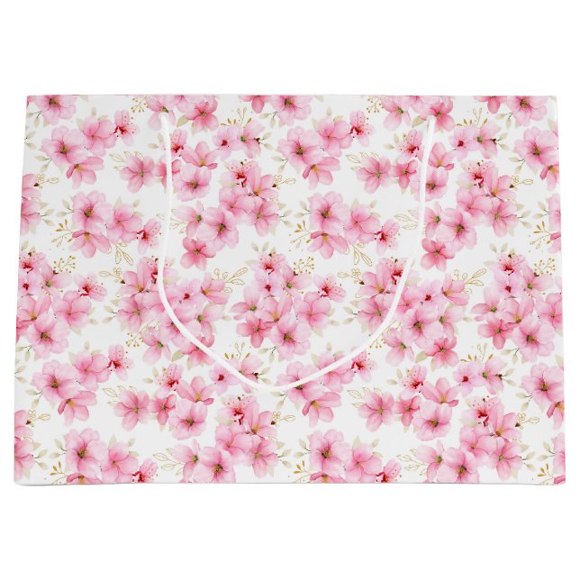 Grande Bolsa de regalo de flor de cerezo (Anverso)