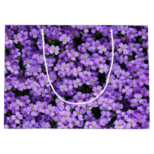 Grande Bolsa de regalo de flores violetas