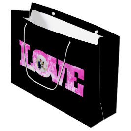Grande Bolsa de regalo de foto de amor