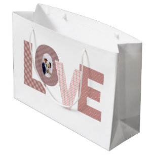 Grande Bolsa de regalo de foto de boda