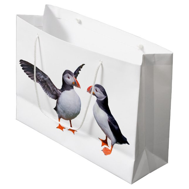 Grande Bolsa de regalo de frailecillos (Angulo Anverso)