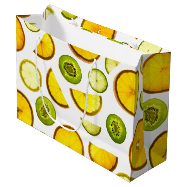 Grande Bolsa de regalo de frutas de cítricos (Angulo Anverso)