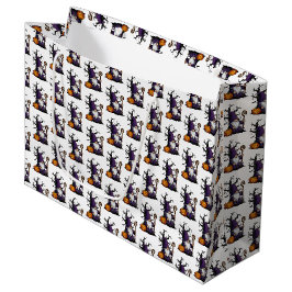 Grande Bolsa de regalo de gnomo de Halloween