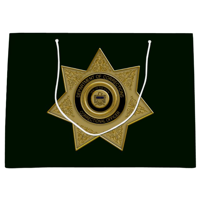 Grande Bolsa De Regalo De Gran Tamaño De Oro Para Funcion (Anverso)