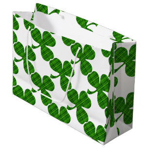 Grande Bolsa de regalo de gran tamaño de Shamrock Lucky