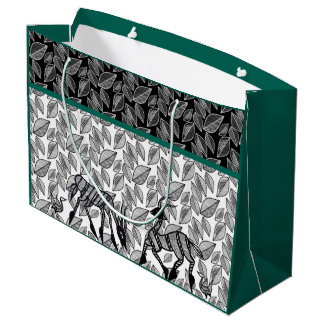 Grande Bolsa de regalo de hoja
