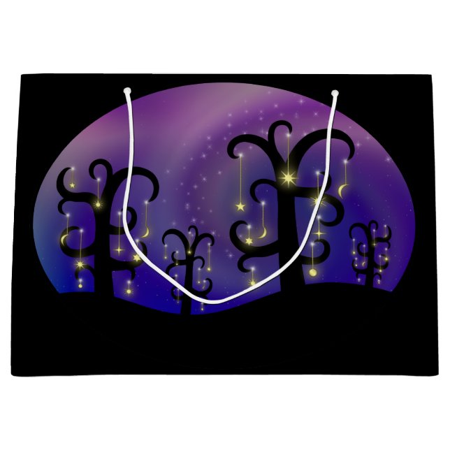 Grande Bolsa de regalo de huerto de estrellas (Anverso)