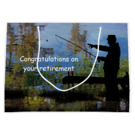 Grande Bolsa de regalo de jubilación de pesca para hombre