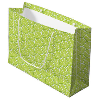 Grande Bolsa de regalo de lonas de cítricos de verano - G