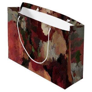 Grande Bolsa de regalo de los mosaicos de otoño