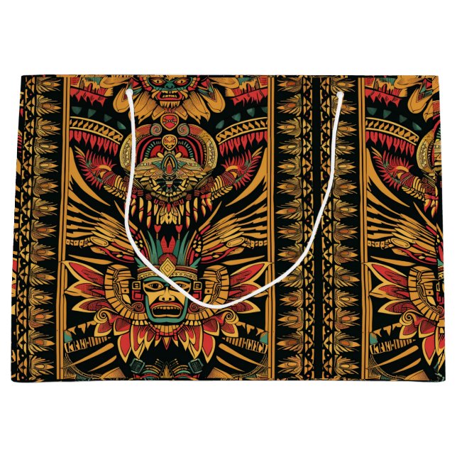 Grande Bolsa de regalo de lujo "Aztec Dream" (Anverso)