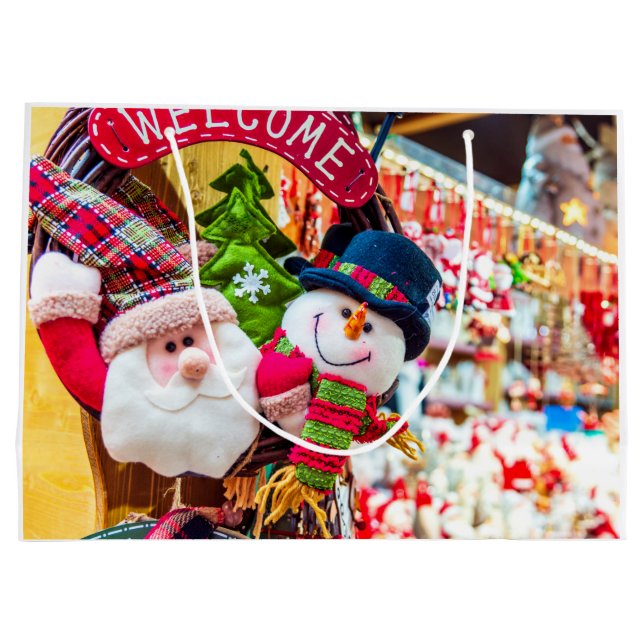 Grande Bolsa de regalo de Navidad (Reverso)