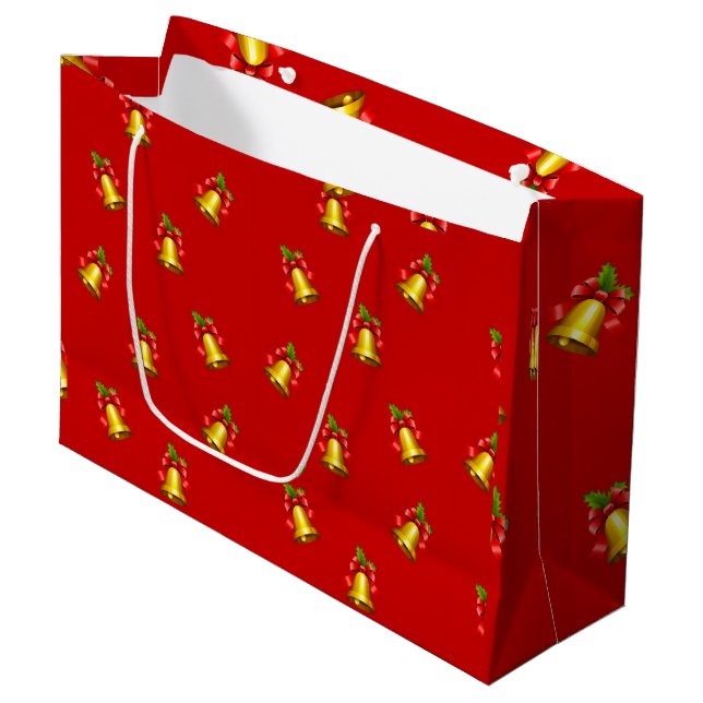 Grande Bolsa de regalo de Navidad (Angulo Anverso)