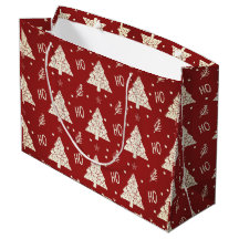 Bolsa de regalo de Navidad Crimson & Gold