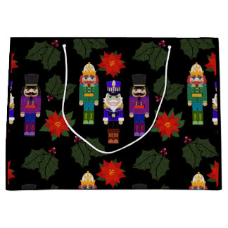 Grande Bolsa de regalo de Navidad de Cascanueces