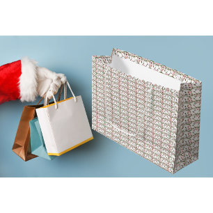 Grande Bolsa de regalo de Navidad de colibrí