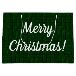 Grande Bolsa de regalo de Navidad de Emerald Merry