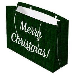 Grande Bolsa de regalo de Navidad de Emerald Merry