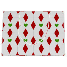 Bolsa de regalo de Navidad Diamond & Heart