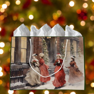 Grande Bolsa de regalo de Navidad para damas victorianas 