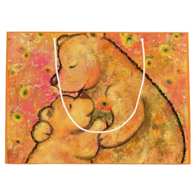 Grande Bolsa de regalo de oso lindo (Anverso)