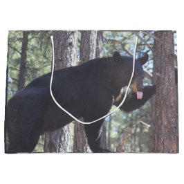 Grande Bolsa de regalo de oso negro