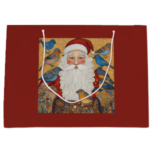 Grande Bolsa de regalo de Papá Noel