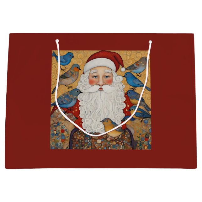Grande Bolsa de regalo de Papá Noel (Anverso)