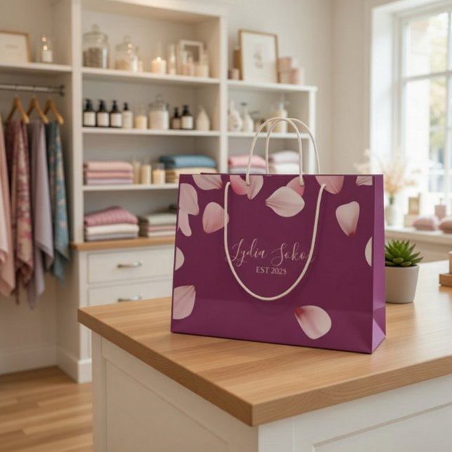 Grande Bolsa de regalo de papel personalizada elegante co (Subido por el creador)