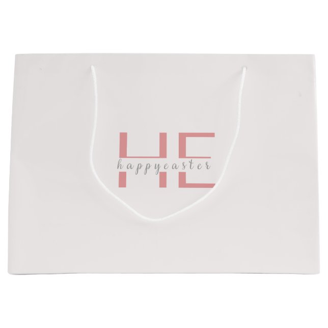 Grande Bolsa de regalo de Pascua linda (Anverso)
