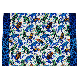 Grande Bolsa de regalo de patrón de rana