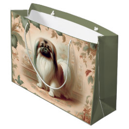 Grande Bolsa de regalo de Pekingese de época