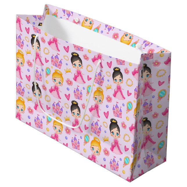 Grande Bolsa de regalo de pequeña princesa (Angulo Anverso)