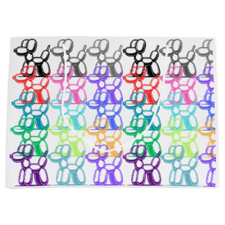 Grande Bolsa de regalo de perro con globo