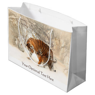 Grande Bolsa de regalo de personalizado de los Tigres de 