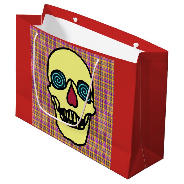 Grande Bolsa de regalo de personalizado - LLAVE HALLOWEEN (Angulo Anverso)
