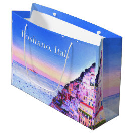 Grande Bolsa de regalo de puesta de sol de Positano, Ital
