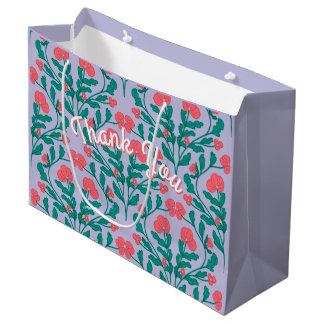 Grande Bolsa de regalo de rama de flor de lavanda
