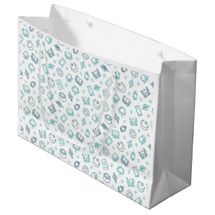 Grande Bolsa de regalo de Ramadan Doodles