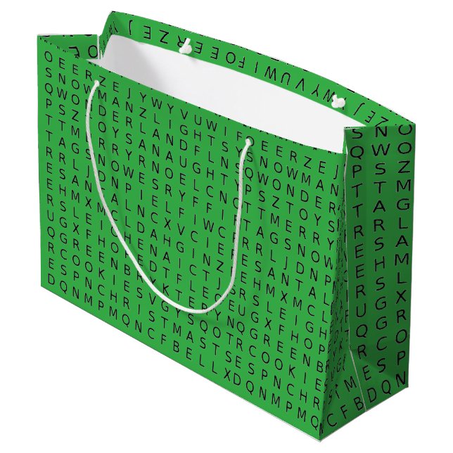 Grande Bolsa de regalo de rompecabezas de búsqueda de pal (Angulo reverso)