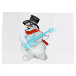 Grande Bolsa de regalo de Snowman Rock