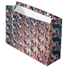 Grande Bolsa de regalo de unicornio