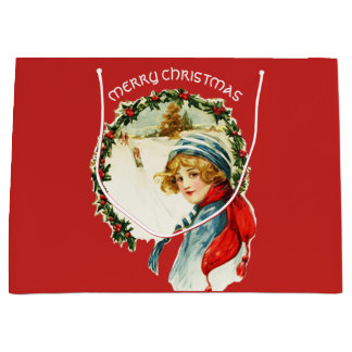 Grande Bolsa de regalo de VINTAGE WREATH
