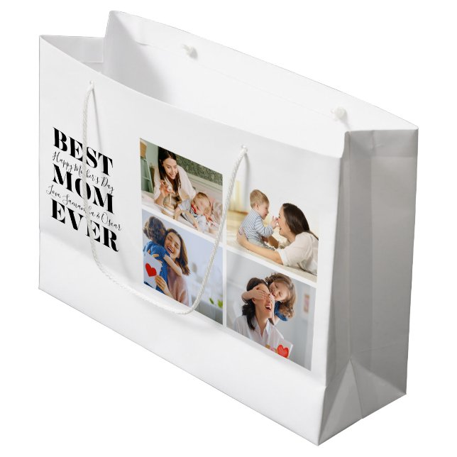 Grande Bolsa de regalo del Día de la Madre (Angulo Anverso)