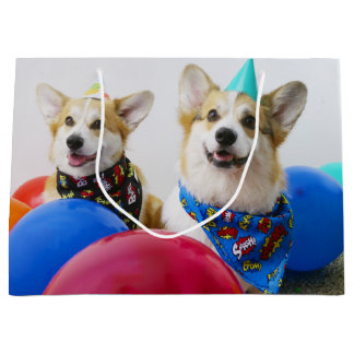 Grande Bolsa de regalo del Fiesta Corgis