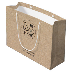 Grande Bolsa de regalo del logotipo de Personalizado Eco