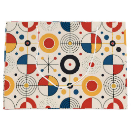 Grande Bolsa de regalo diseño geométrico