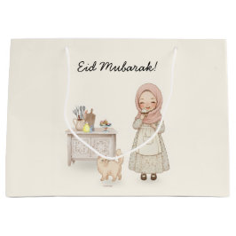 Grande Bolsa de regalo Eid Mubarak