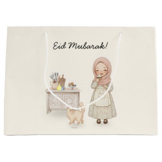 Grande Bolsa de regalo Eid Mubarak